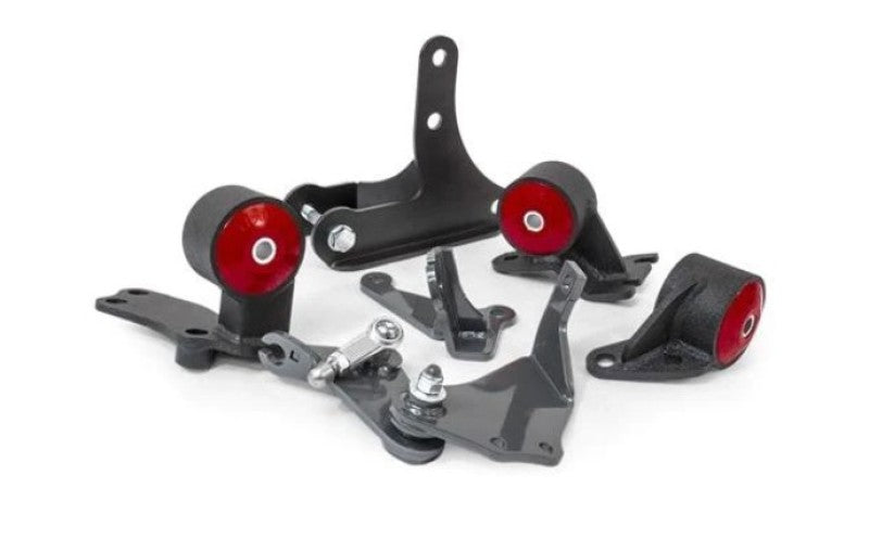 Innovative Mounts Innovative 88-91 Civic D-Series Black Steel Mounts 95A Bushings (92+ Engine Hydro Conversion)