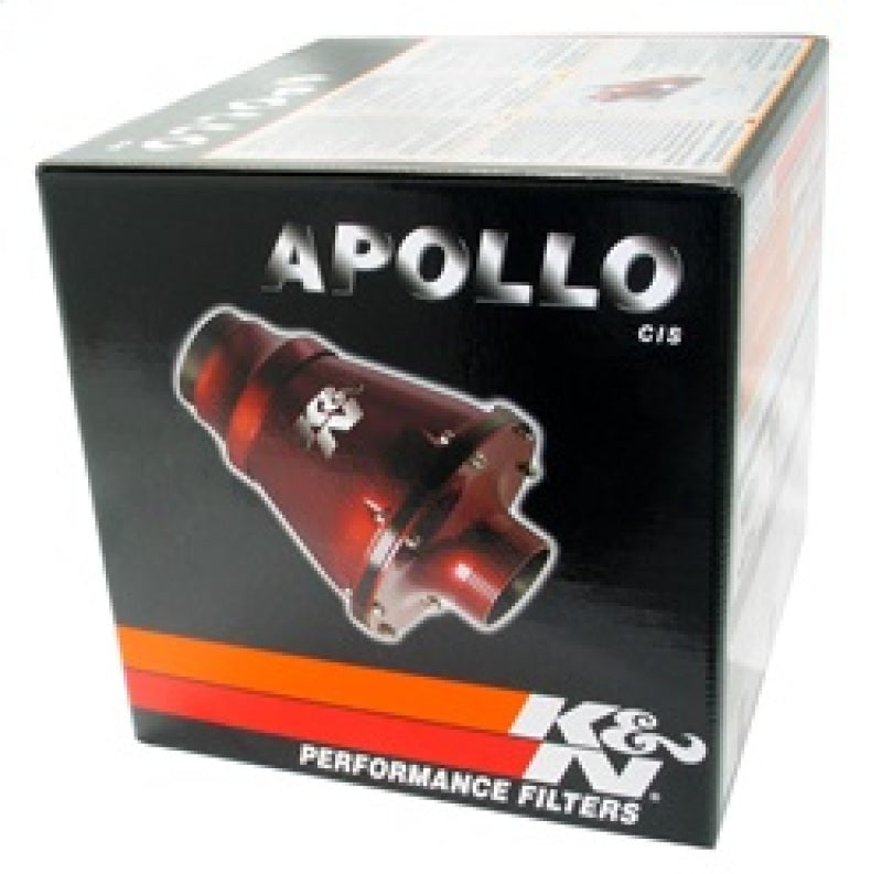 K&N Engineering K&N Universal Apollo Black Cold Air Intake - 70mm OD FLG PP