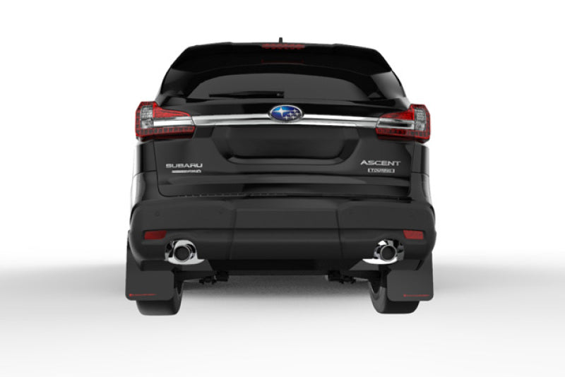 Rally Armor 18-26 Subaru Ascent Red UR Mud Flap w/Black Logo