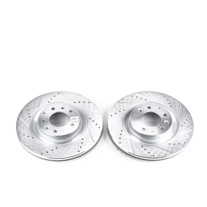 PowerStop Power Stop 07-15 Mazda CX-9 Front Evolution Drilled & Slotted Rotors - Pair