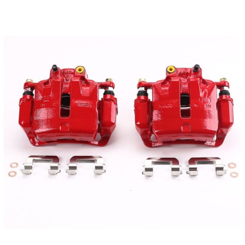 PowerStop Power Stop 12-16 Buick LaCrosse Front Red Calipers w/Brackets - Pair