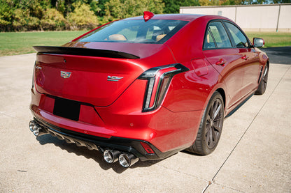 CORSA Performance Corsa 22-25 Cadillac CT4 V Blackwing 3in Active Valve Axle-Back - 4.5in Carbon Fiber Polished Tip