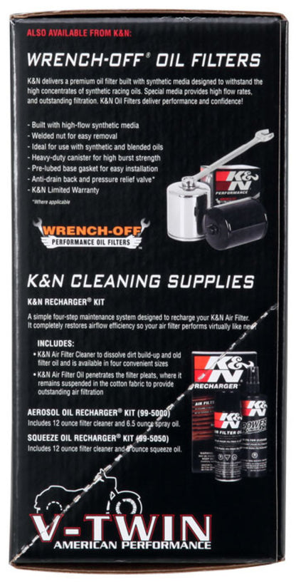 K&N Engineering K&N FIPK H/D Touring Models 2017 Chrome Performance Air Intake System