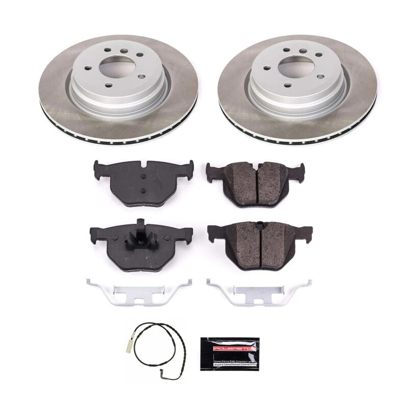 PowerStop Power Stop 07-08 BMW 335xi Rear Semi-Coated Rotor Kit