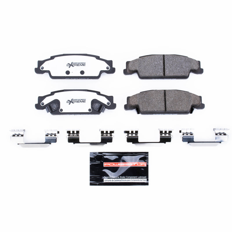 PowerStop Power Stop 03-07 Cadillac CTS Rear Z26 Extreme Street Brake Pads w/Hardware