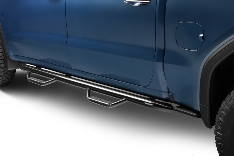 N-Fab Nerf Step 2019 Chevy/GMC 1500 Crew Cab - Cab Length Gloss - Black - 3in