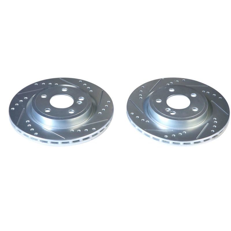 PowerStop Power Stop 14-19 Mercedes-Benz CLA250 Rear Evolution Drilled & Slotted Rotors - Pair