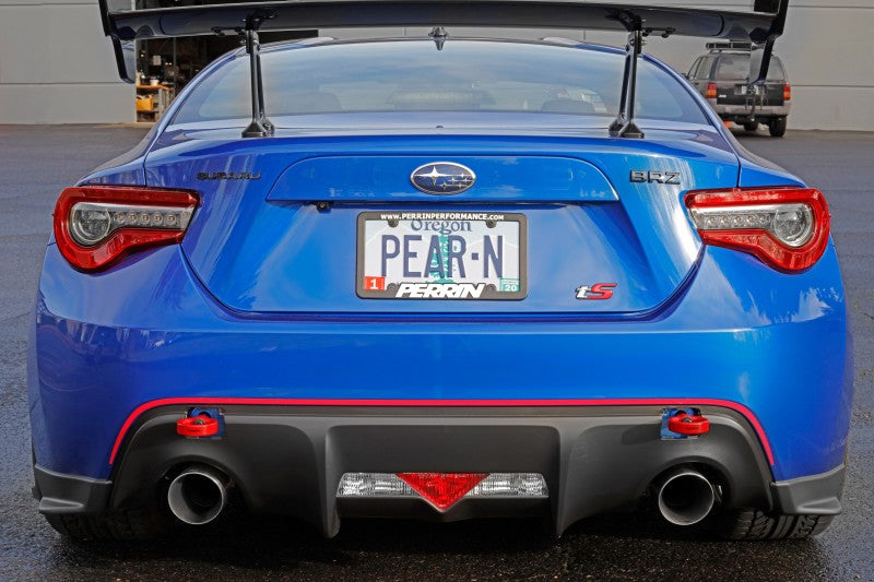 Perrin Performance PERRIN 13-26 Subaru BRZ / 13-20 Scion FRS & Toyota 86 / 22-26 GR86 Tow Hook Kit (Rear) - Red