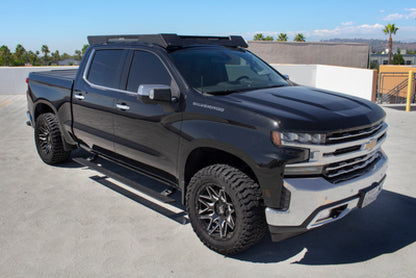 Go Rhino RealTruck 19-25 Chevy Silverado 1500 CC 4dr VoltStep Electric Running Board Kit - Tex. Blk