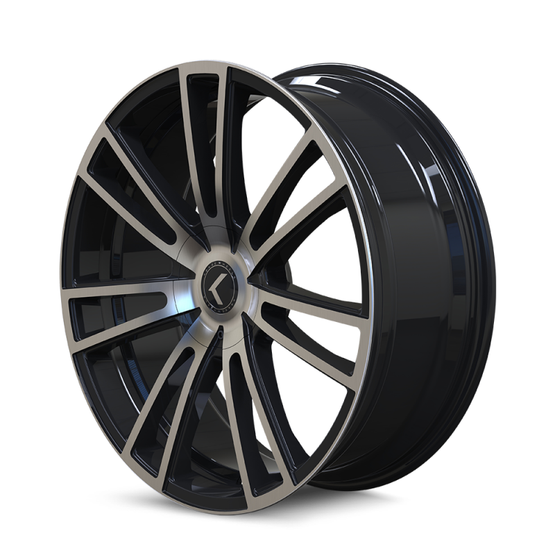 Kraze Wheels Kraze KR183 Spectra 18x8 / 5x112/120 BP / 40mm Offset / 74.1mm Hub Gloss Black Machined Wheel