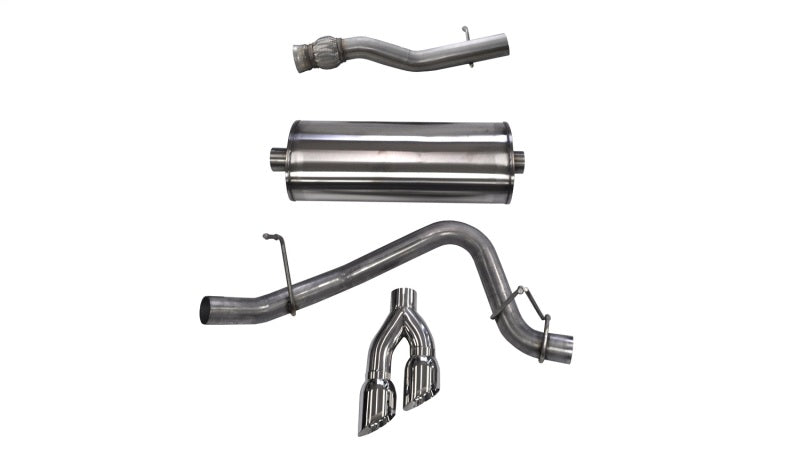 CORSA Performance Corsa 2015-2020 GMC Yukon Denali XL 6.2L V8 3in Cat-Back Single Side Exit Twin 4in Polished Tips