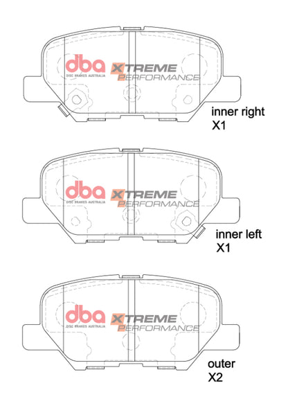 DBA 14-17 Mazda 3 XP Performance Rear Brake Pads