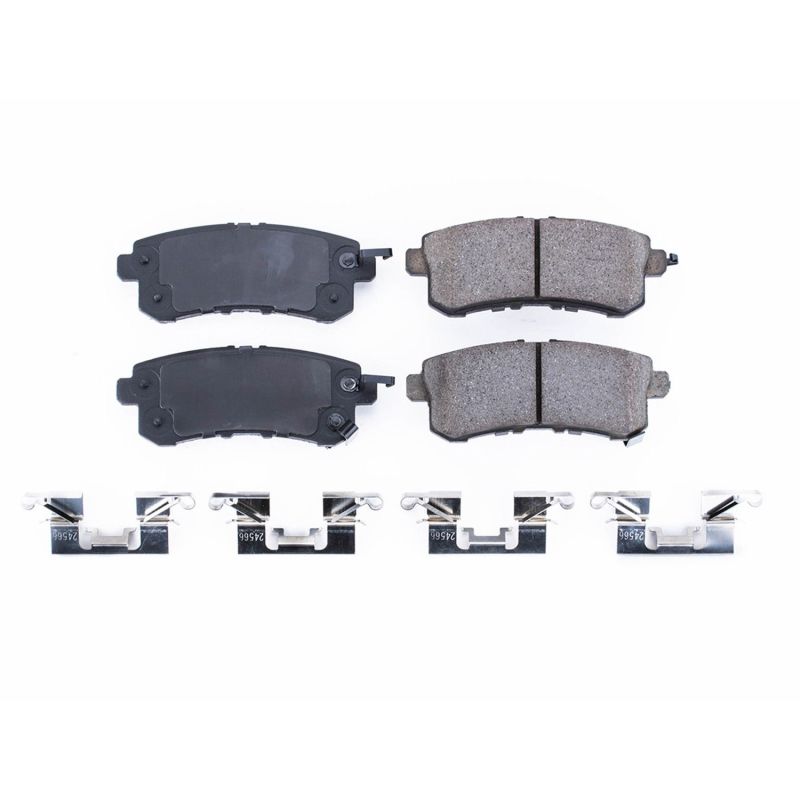 PowerStop Power Stop 11-13 Infiniti QX56 Rear Z17 Evolution Ceramic Brake Pads w/Hardware