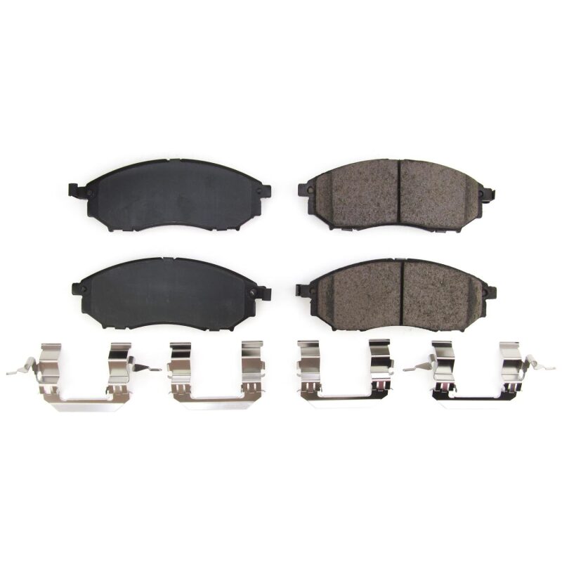 PowerStop Power Stop 06-12 Infiniti FX35 Front Z17 Evo Ceramic Brake Pads w/Hardware