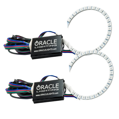 ORACLE Lighting Oracle Jeep Liberty 02-04 LED Fog Light Halo Kit - ColorSHIFT