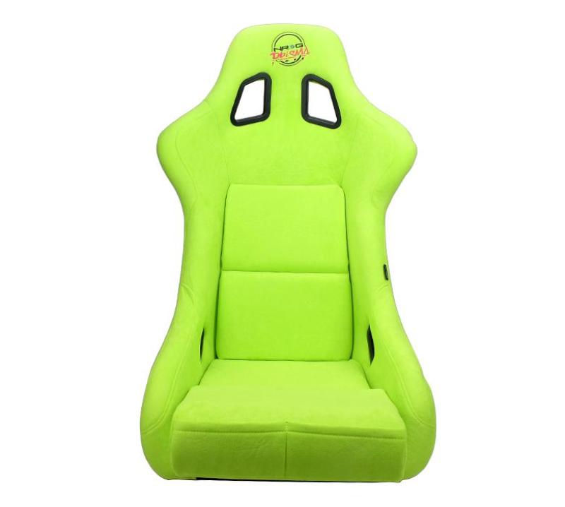 NRG FRP Bucket Seat PRISMA Edition - Medium (Neon Green/ Pearlized Back)