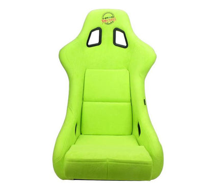 NRG FRP Bucket Seat PRISMA Edition - Medium (Neon Green/ Pearlized Back)