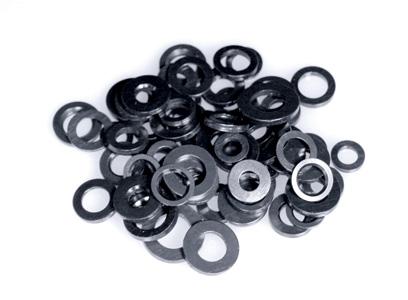 ARP M12 ID .876in OD Chamfer Black Washer Kit (Qty 2)