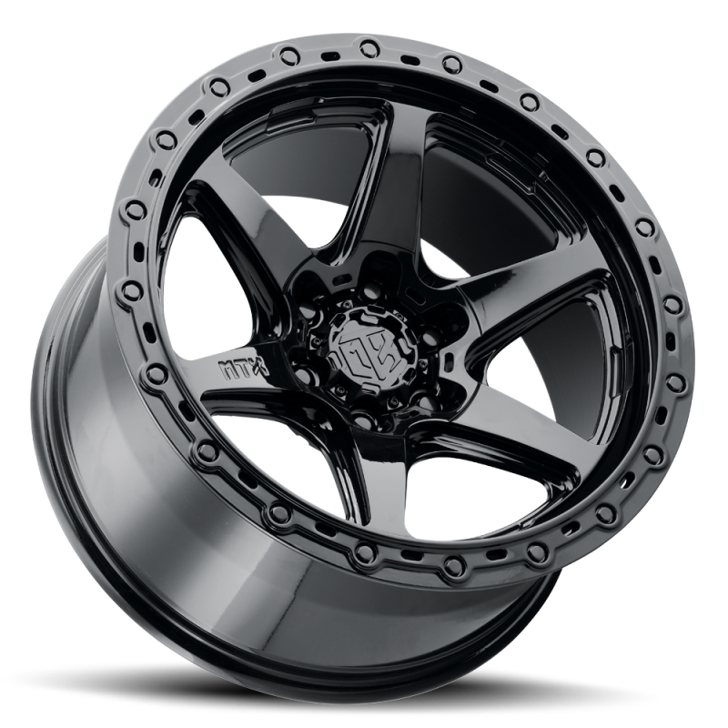 MTX Wheels MTX Spitfire 6 Gloss Black 18x9in / 6x139.7 BP / 0mm Offset / 106.1mm Bore