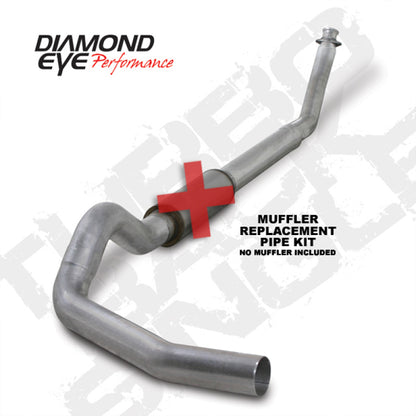 Diamond Eye Performance Diamond Eye KIT 5in Turbo Back SGL MFLR RPLCMENT PIPE AL: 94-02 DODGE CUMMINS 5.9L W/ RP #510220