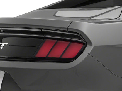 Raxiom 15-23 Ford Mustang Profile LED Tail Lights Gloss Black Housing- Red Lens