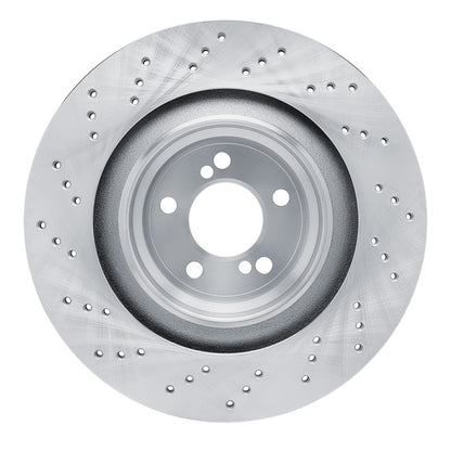DFC 15-19 BMW X5 Right Rear Drilled Brake Rotor