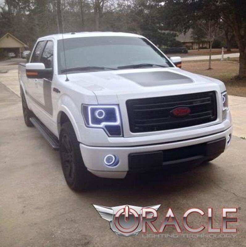 ORACLE Lighting Oracle Ford F-150/Raptor 13-14 Projector Headlight Halo Kit - w/ Simple Controller