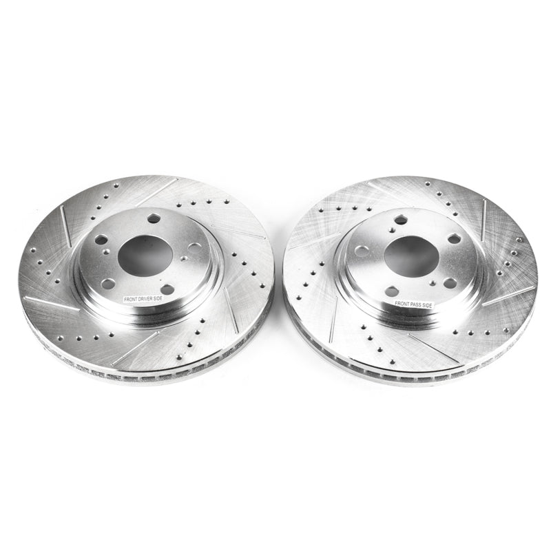 PowerStop Power Stop 2003 Lexus ES300 Front Evolution Drilled & Slotted Rotors - Pair