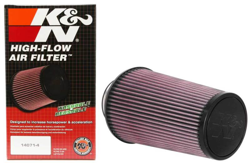 K&N Engineering K&N Universal Clamp-On Air Filter 3-1/2in FLG / 6in B / 4-1/2in T / 9in H