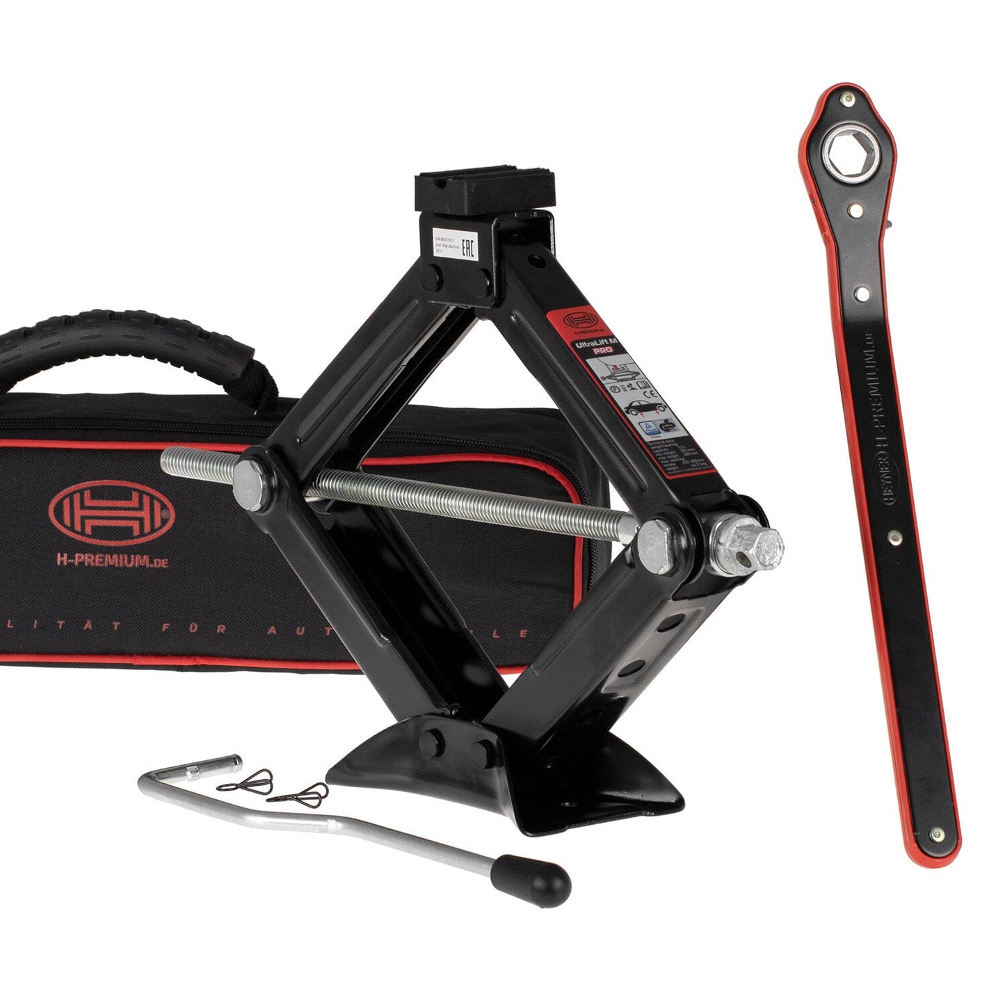 Heyner Premium Scissor Jack "Black Edition"