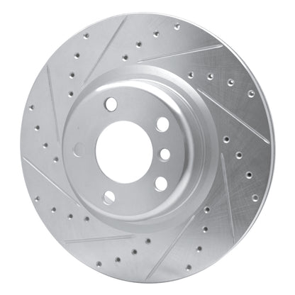 R1 Concepts R1 12-20 BMW 230I Rear Left Drilled & Slotted Silver Brake Rotor