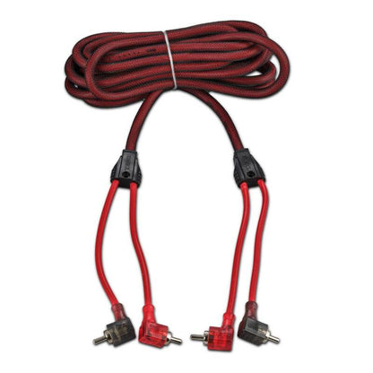 DS18 Level 2 RCA Wire 16-Feet Smart 90-Degree Connectors