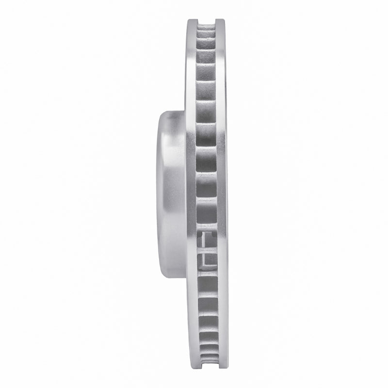 R1 Concepts R1 16-25 BMW i4 Right Front Drilled & Slotted Silver Brake Rotor