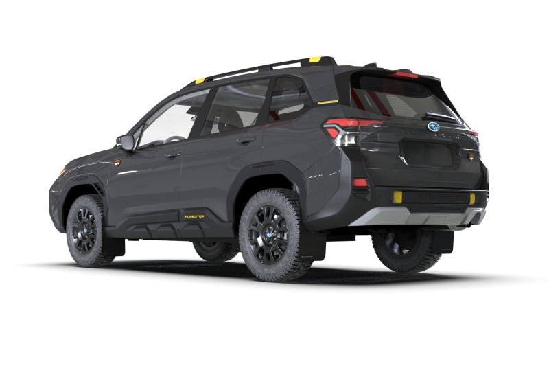 Rally Armor 2026 Subaru Forester Wilderness Black UR Mud Flap w/Dark Grey Logo