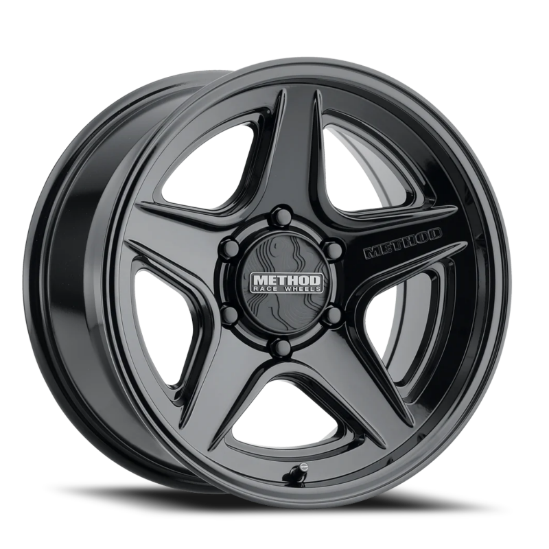 Method Wheels Method MR319 17x8.5 -0mm Offset 6x5.5 BP 106.25mm CB Gloss Black Wheel