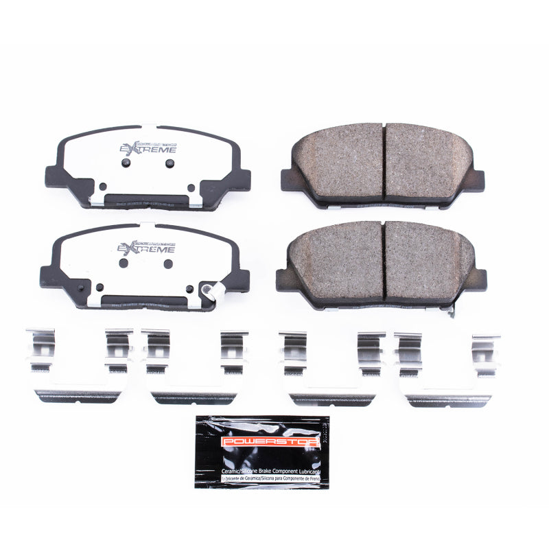 PowerStop Power Stop 10-16 Hyundai Genesis Coupe Front Z26 Extreme Street Brake Pads w/Hardware