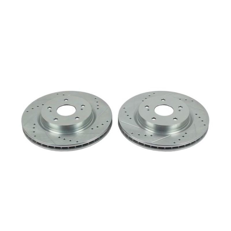 PowerStop Power Stop 06-13 Suzuki Grand Vitara Front Evolution Drilled & Slotted Rotors - Pair