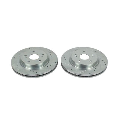 PowerStop Power Stop 06-13 Suzuki Grand Vitara Front Evolution Drilled & Slotted Rotors - Pair
