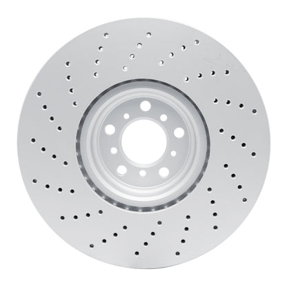 DFC 15-19 BMW X6 Right Front Drilled GeoSPEC Coated Rotor