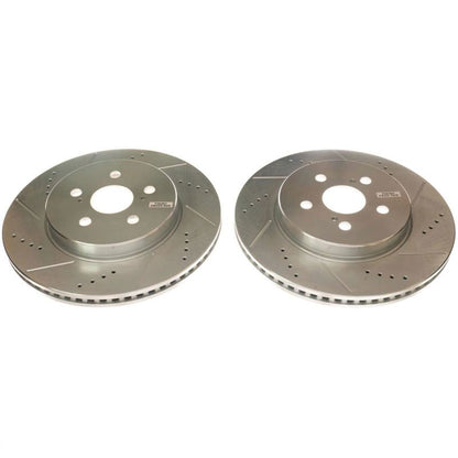 PowerStop Power Stop 19-20 Toyota Corolla Front Evolution Drilled & Slotted Rotors - Pair