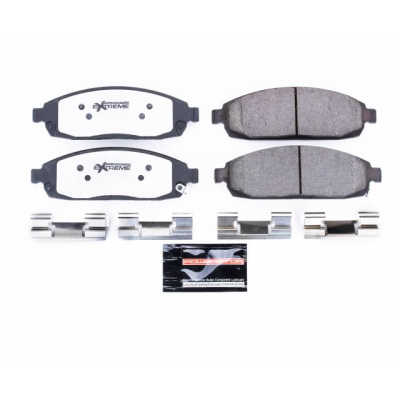 PowerStop Power Stop 06-10 Jeep Commander Front Z26 Extreme Street Brake Pads w/Hardware