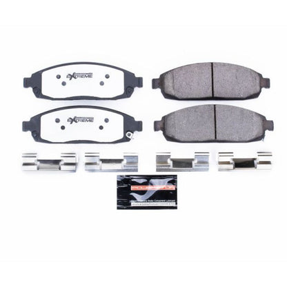 PowerStop Power Stop 06-10 Jeep Commander Front Z26 Extreme Street Brake Pads w/Hardware