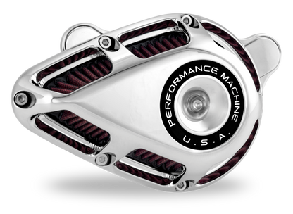 Performance Machine 23-Up CVO, 2024 Touring Jet Air Cleaner - Chrome