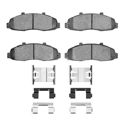 R1 Concepts R1 97-04 Ford F-150 RWD Front Super Duty Pads & Hardware Kit