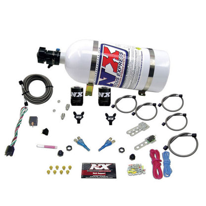 Nitrous Express GM EFI Dual Nozzle Nitrous Kit (100-300HP) w/5lb Bottle