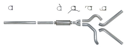 Diamond Eye Performance Diamond Eye KIT 4in Catback DUAL SS: 2004.5-2007.5 DODGE CUMMINS 600