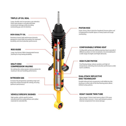 Old Man Emu ARB / OME Nitrocharger Plus Shock Toyota Land Cruiser Prado 90 Series - Rear