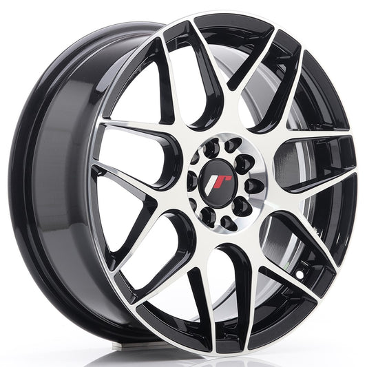 JR Wheels JR18177054073GBM JR Wheels JR18 17x7 ET40 5x100/114 Gloss Black Machined Face