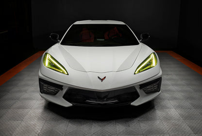 ORACLE Lighting Oracle 20-21 Chevy Corvette C8 RGB+A Headlight DRL Kit - ColorSHIFT w/o Controller