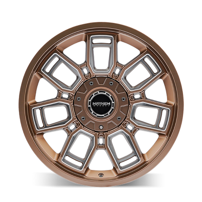 Mayhem 8118 Ordinance 20x9 / 6x135/139.7 BP / 106.1mm Hub Matte Bronze Wheel w/ Milled Spokes